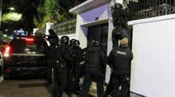 Ecuador breaking into Mexican embassy