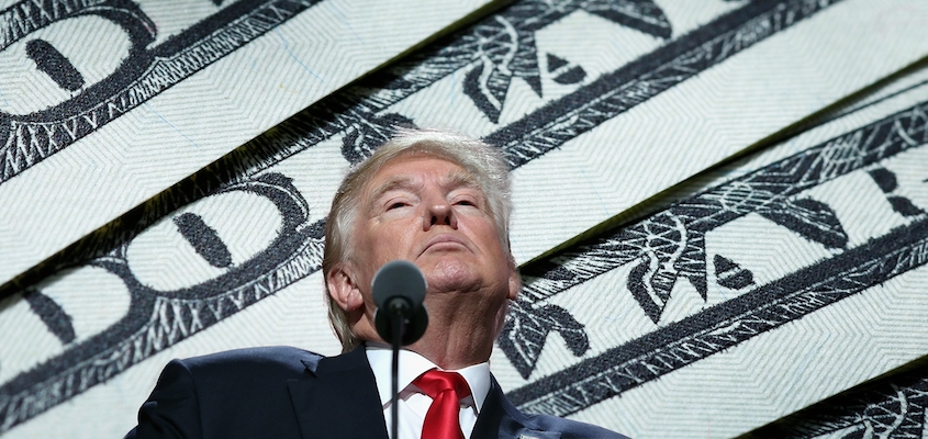 How Donald Trump Rode in on “Dark Money”