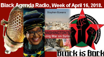 Black Agenda Radio for Week of April 16, 2018 Confront the Black Misleader Class at the Polls Black radical candidates must always “keep politics in command,” when challenging the misleadership class for the hearts and minds of the Black community. That was one of the themes of the Black Is Back Coalition’s Electoral School, convened in St. Louis, Missouri, last week. Listen to nine speakers address the broadest range of issues -- always with the focus on Black self-determination. Winnie Mandela the Tallest