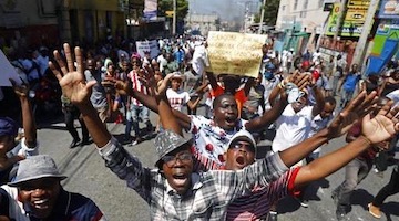 Haitians Blame US and France for Corrupt Regime  