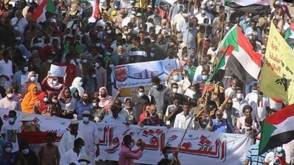 Sudanese Protest Military Take Over of Civilian Government