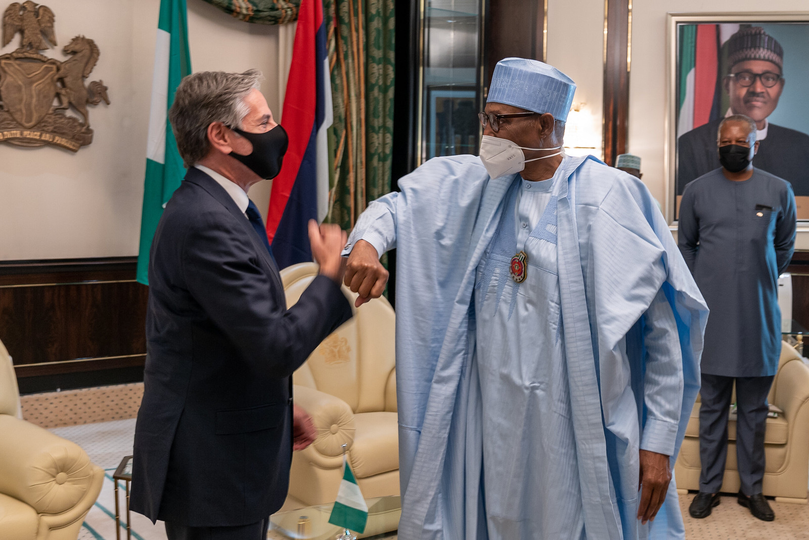 Secretary Blinken and Nigerian president Buhari