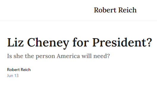 Liberals Love Liz Cheney