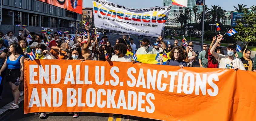 Rally against sanctions