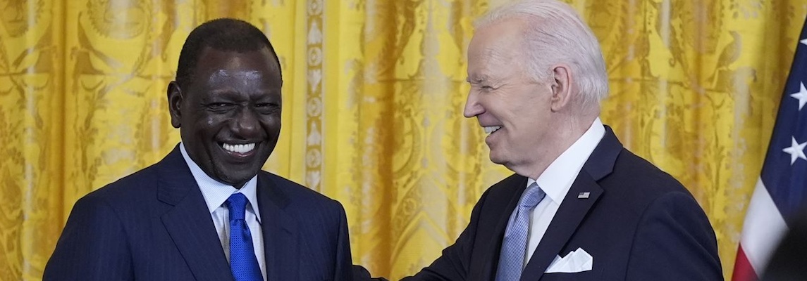 Presidents Joe Biden and William Ruto