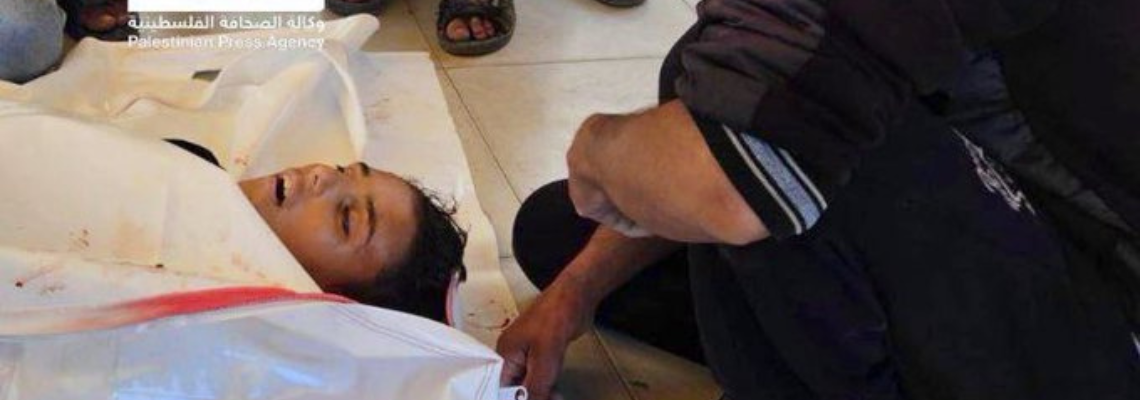 Young child in Gaza, killed by Israel