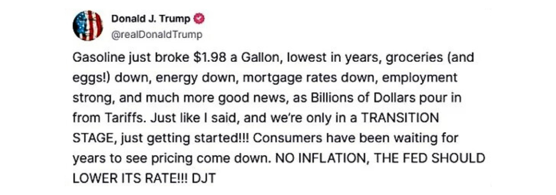 Donald Trump post