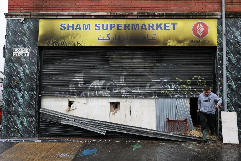 Burned Muslim owned business