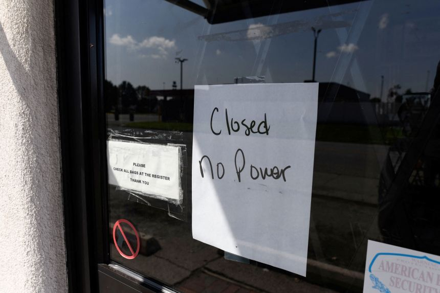 Closed store sign