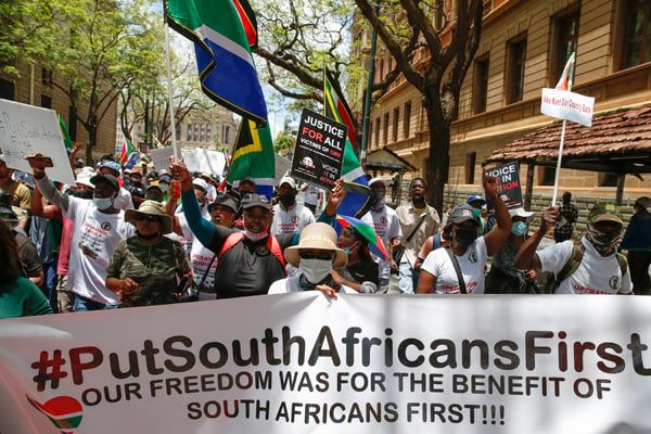 South Africa anti-immigration march