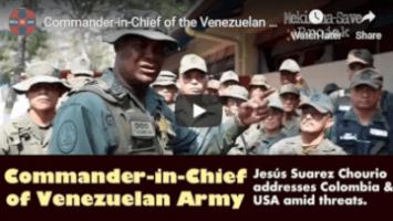 Black Venezuelan General Addresses Troops