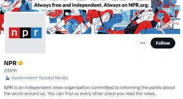 The Response To Twitter Labeling NPR "State-Affiliated Media" Exposes The True Purpose Of The Labels All Along  